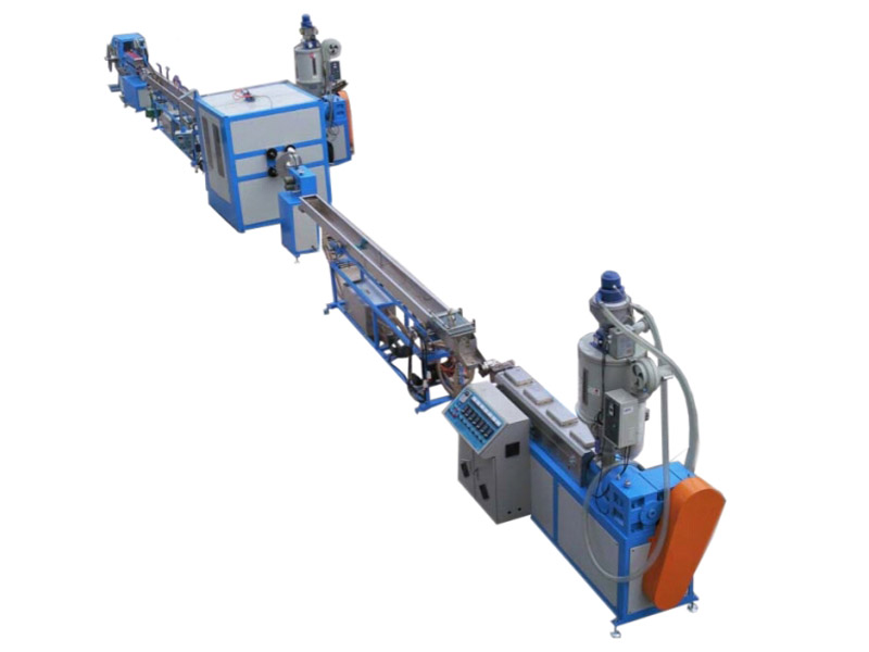 塑胶包纱管挤出生产线